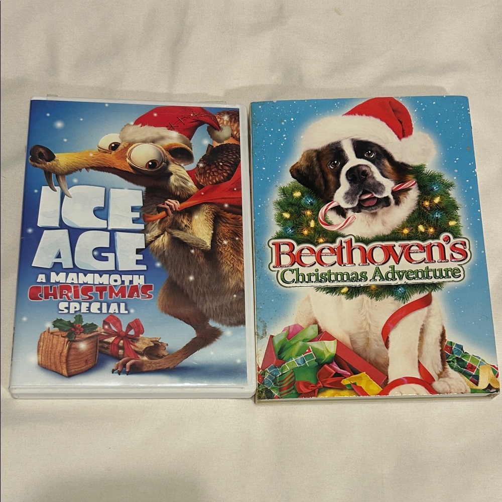 Christmas dvd Beethoven’s Christmas adv, Ice Age Mammoth